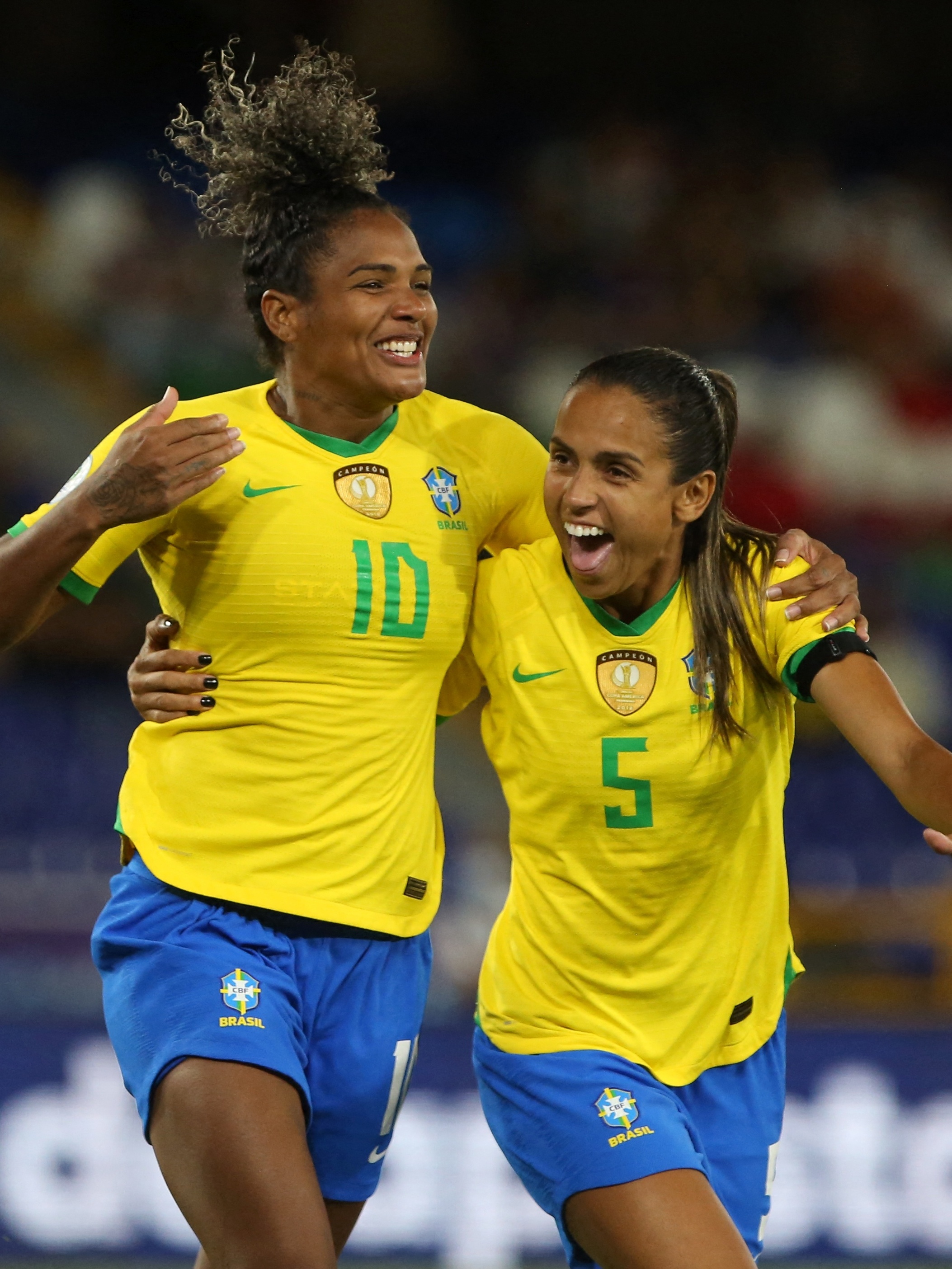 Brasil x Equador pelo segundo jogo da Copa América Feminin…