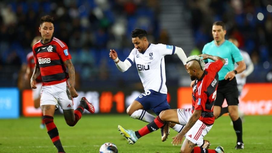 Time saudita do Al Hilal derrotou o Flamengo na semifinal do Mundial de Clubes disputado no Marrocos -  Michael Steele/Getty Images