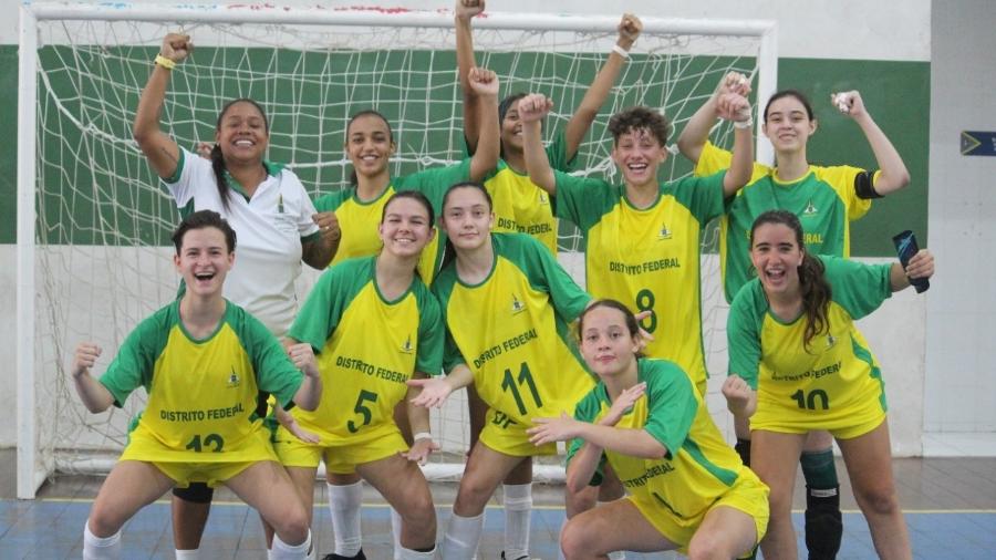 Equipe escolar de futsal do Distrito Federal - Divulgação