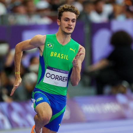 Renan Gallina não conseguiu chegar à final dos 200m