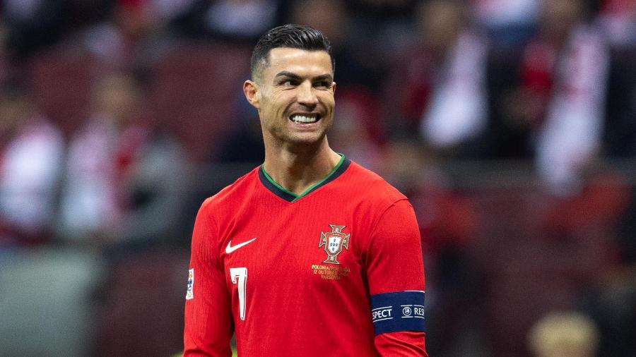 Cristiano Ronaldo durante o jogo de Portugal contra a Polônia, pela Liga das Nações Cristiano Ronaldo durante o jogo de Portugal contra a Polônia, pela Liga das Nações