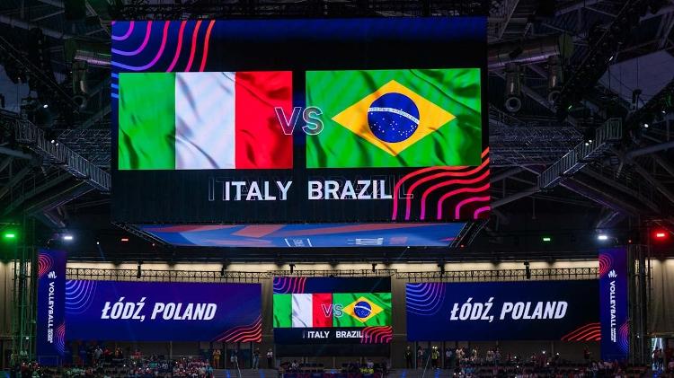 Liga das Nações de Vôlei: Brasil perde para a Itália e amarga 4º vice