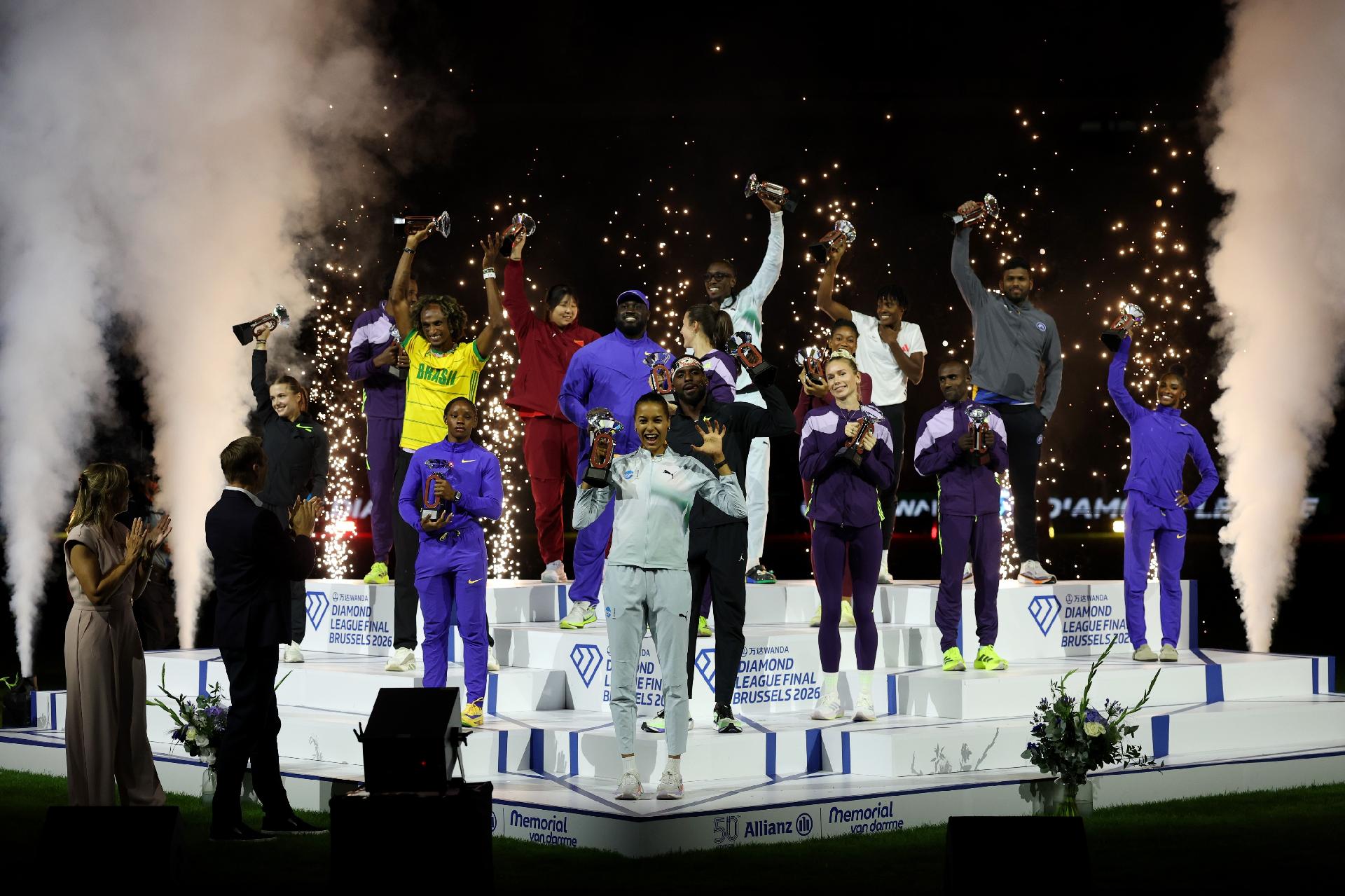 Alison 'Piu' dos Santos conquistou o seu terceiro título na Diamond League - undefined