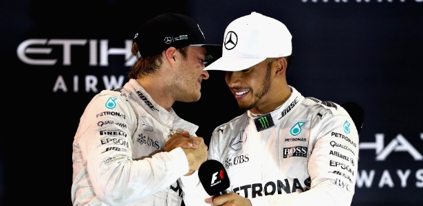 Nico Rosberg e Lewis Hamilton eram grandes rivais dentro das pistas - Clive Mason/Getty Images