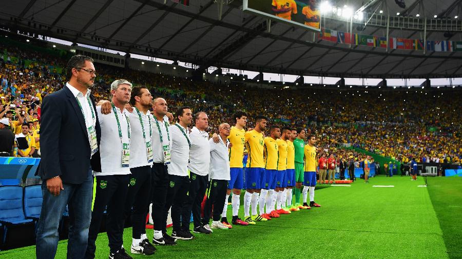 Comissão técnica da seleção brasileira de futebol campeã olímpica  - Stuart Franklin - FIFA/FIFA via Getty Images