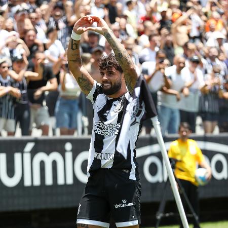 Yuri Alberto, do Corinthians, em jogo contra o Cruzeiro pelo Brasileirão