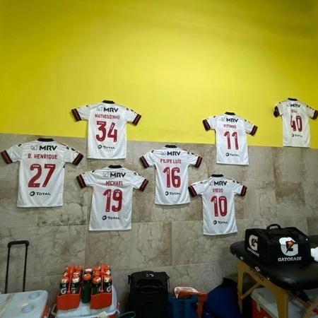 Flamengo homenageia jogadores diagnosticados com covid-19 - Reprodução/Flamengo