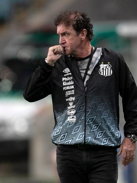 Técnico Cuca comanda o Santos contra o Grêmio, nas quartas de final da Copa Libertadores - Liamara Polli - Pool/Getty Images