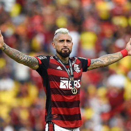 Irritação de Vidal causou mal-estar internamente no Flamengo - Marcelo Cortes / Flamengo