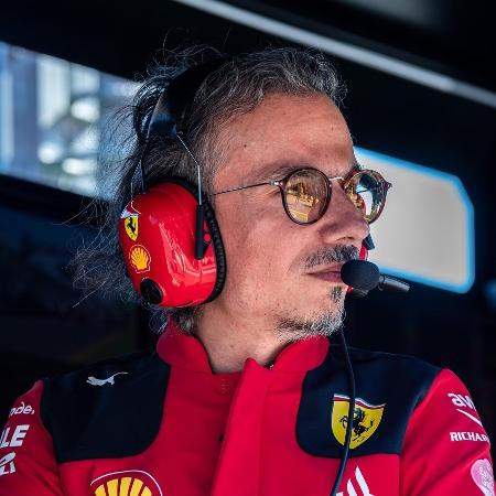 Laurent Mekies, diretor de corridas da Ferrari, durante o GP da Austrália