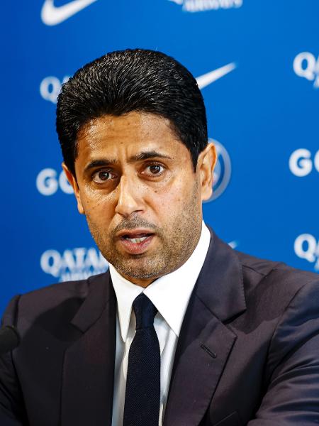 Nasser Al-Khelaïfi, presidente do PSG Nasser Al-Khelaïfi, presidente do PSG