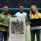 Estêvão ganha homenagem do Palmeiras antes de despedida no Allianz Parque