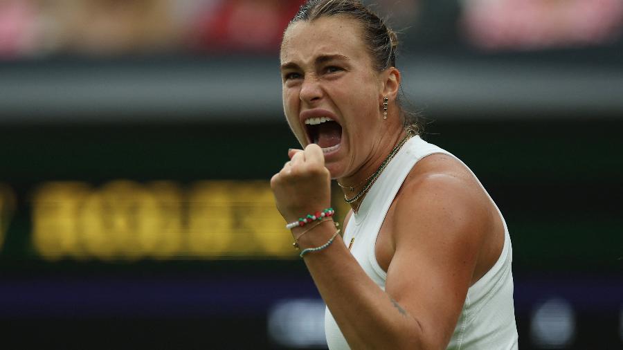 Aryna Sabalenka nas oitavas de final de Wimbledon em 2025 - REUTERS/Isabel Infantes