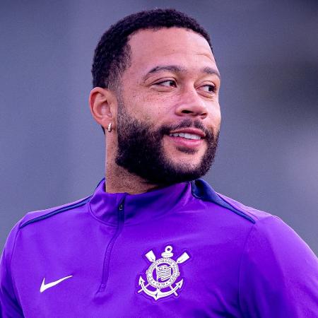 Memphis Depay durante treino do Corinthians no CT Dr. Joaquim Grava Memphis Depay durante treino do Corinthians no CT Dr. Joaquim Grava