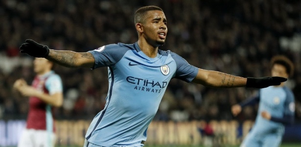 Gabriel Jesus vem se destacando pelo Manchester City  - Reuters / John Sibley 