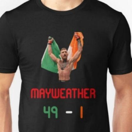 Camisa com estampa em provocação a Mayweather - Reprodução/Site Redbubble