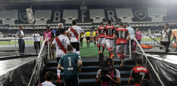 Flamengo e River Plate estrearam na Libertadores sem torcida no Nilton Santos - REUTERS/Ricardo Moraes - REUTERS/Ricardo Moraes