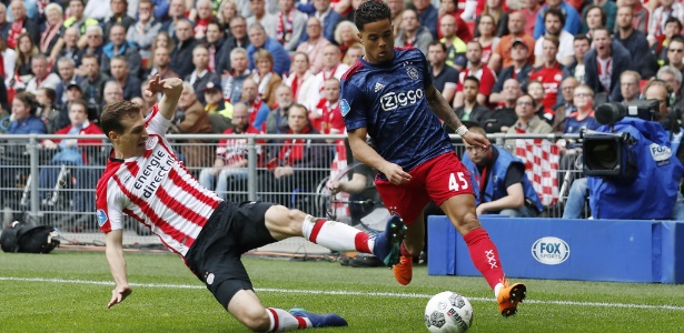 Clube holandês recusou proposta do Tottenham para forçar renovação de Justin Kluivert - (Xinhua/Hollandse-Hoogte/ZUMAPRESS