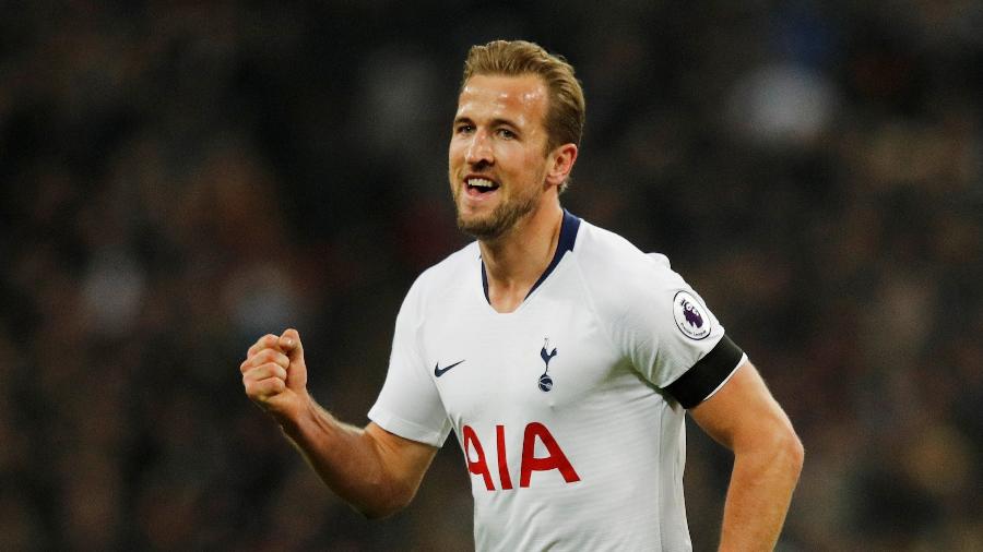 Harry Kane comemora gol do Tottenham  - PHIL NOBLE/PHIL NOBLE