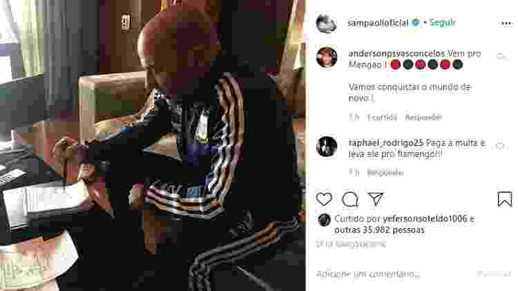 Sampaoli - Reprodução/Instagram - Reprodução/Instagram