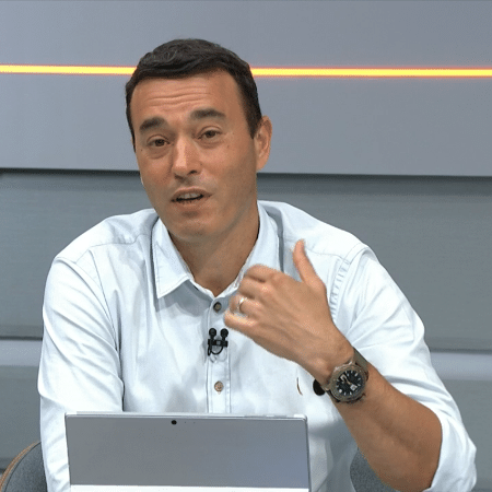 André Rizek, apresentador do Seleção SporTV - Reprodução/SporTV