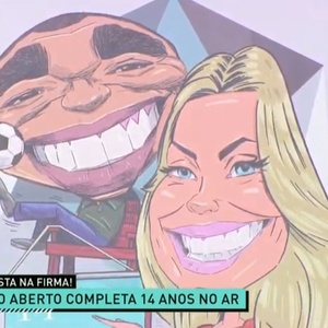 Com caricatura e melhores momentos, Jogo Aberto celebra 14 anos no ar