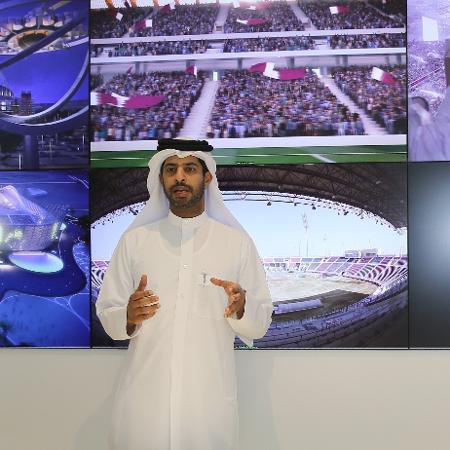 Nasser Al Khater, diretor-executivo da Copa do Mundo de 2022. - Anadolu Agency/Getty Images