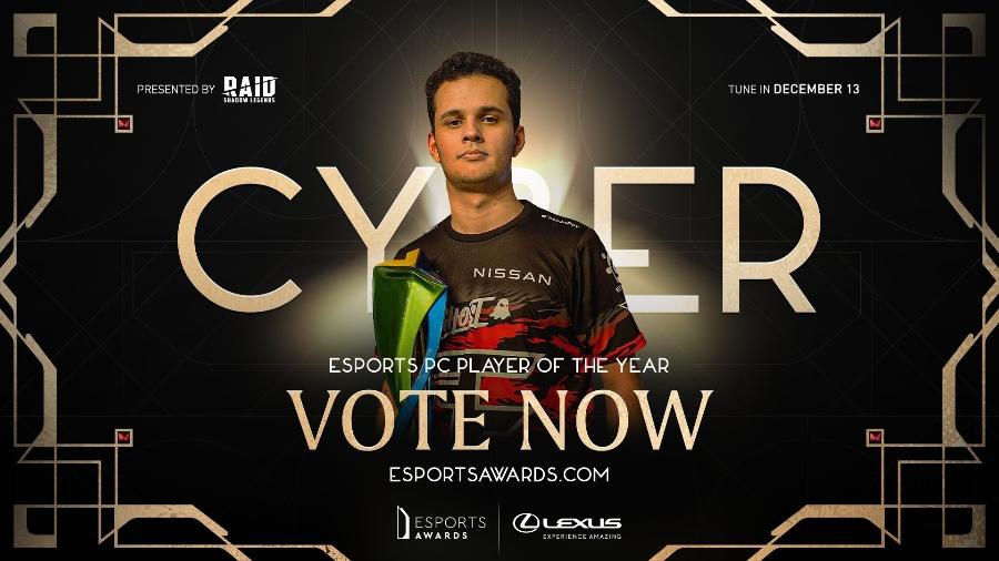 Cyber Esports Awards - Divulgação/Esports Awards
