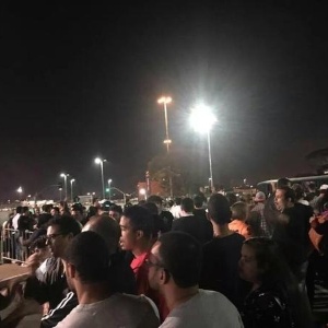 Muitos atleticanos não conseguiram ingresso para o duelo com o Corinthians, em São Paulo - Reprodução/Twitter