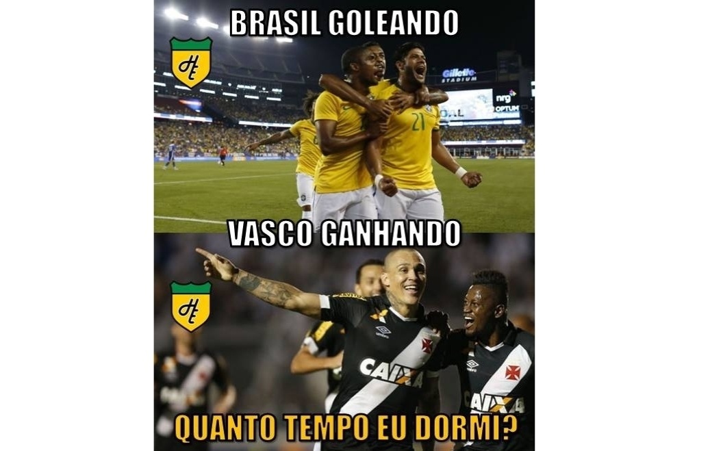 Primeira vitória do Vasco em 52 dias vira piada nas redes sociais - Reprodução