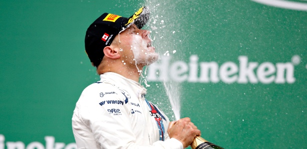 Bottas conquistou o único pódio da Williams até aqui na temporada - Charles Coates/Getty Images