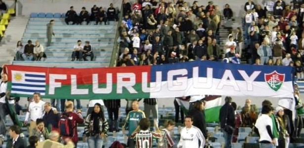 Torcida Fluruguay marca presença em jogo do Tricolor - Divulgação