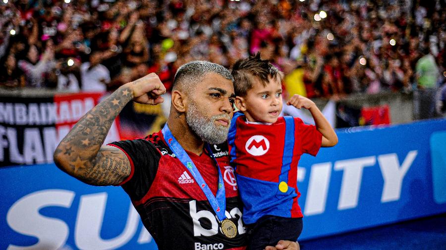 Gabigol tem se firmado como ídolo do Flamengo com gols e títulos -  Marcelo Cortes / Flamengo