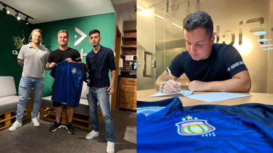 Jean Chera assina contrato com o São Caetano Esports para jogar FIFA 22 - Divulgação