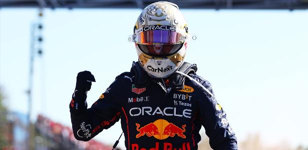 Max Verstappen comemora no GP da Itália a 11ª vitória no ano