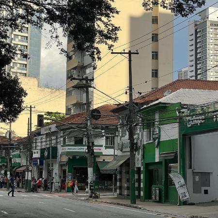 Vista da Rua Palestra Itália, em São Paulo - UOL