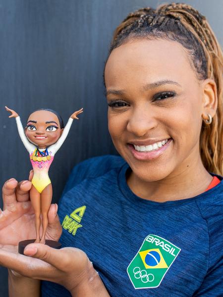 Rebeca Andrade é homenageada em série limitada de miniaturas