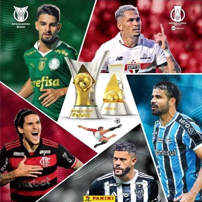 Panini lança álbum do Brasileirão com cromos extras e seção do Zagallo