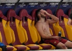 Veja as melhores fotos da emocionante festa da Roma na Liga dos Campeões - Alberto Lingria/Reuters