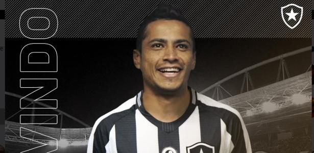 Cícero foi anunciado como reforço do Botafogo na temporada - Reprodução