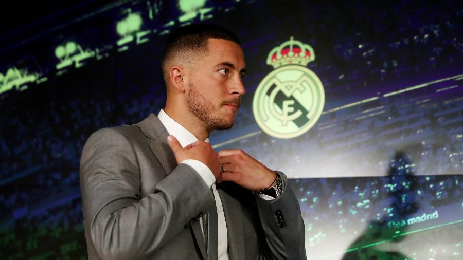 Hazard é apresentado pelo Real Madrid - REUTERS/Sergio Perez