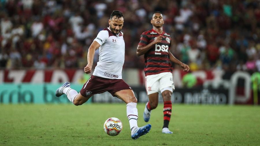 Yago Felipe admitiu que o Fluminense não voltou bem após a paralisação do futebol - Lucas Merçon/Fluminense FC