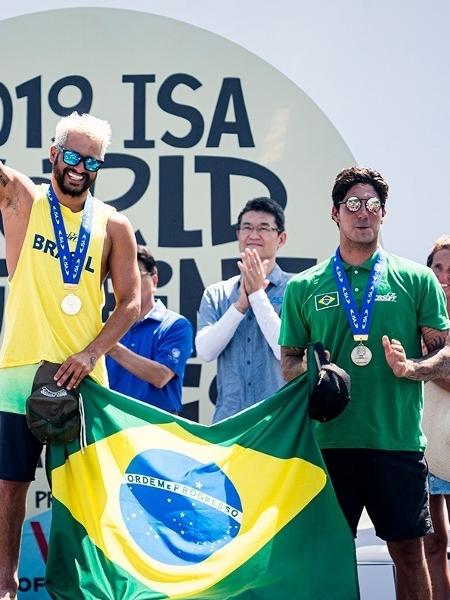 Italo Ferreira e Gabriel Medina - ISA / Ben Reed