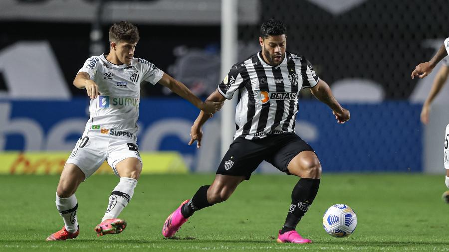 Santos x Atlético-MG, na Vila Belmiro, pelo Brasileiro 2021 - Pedro Souza / Atlético-MG