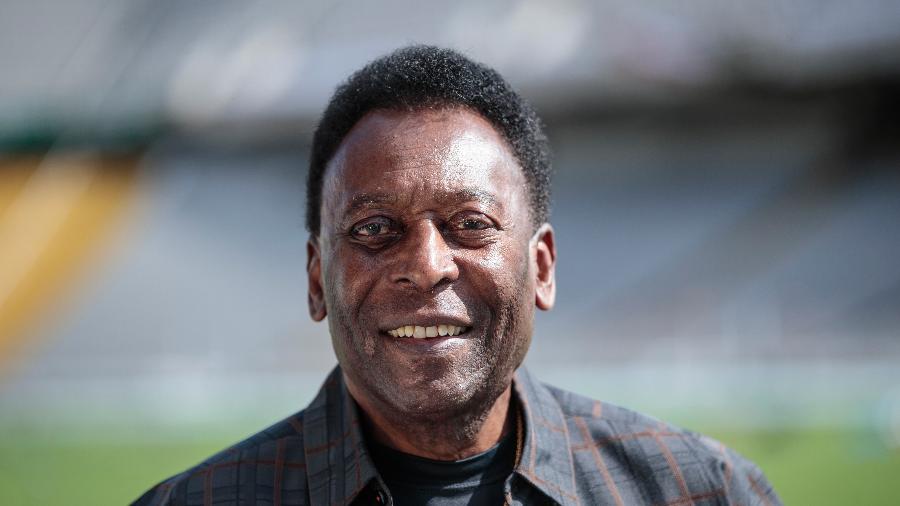 Pelé em visita a Barcelona em 2017 - Xavi Torrent/Getty Images