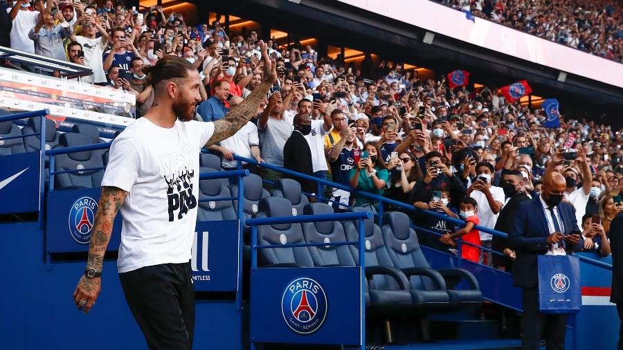 Sergio Ramos apresentado no Paris Saint-Germain como novo reforço - GettyImages