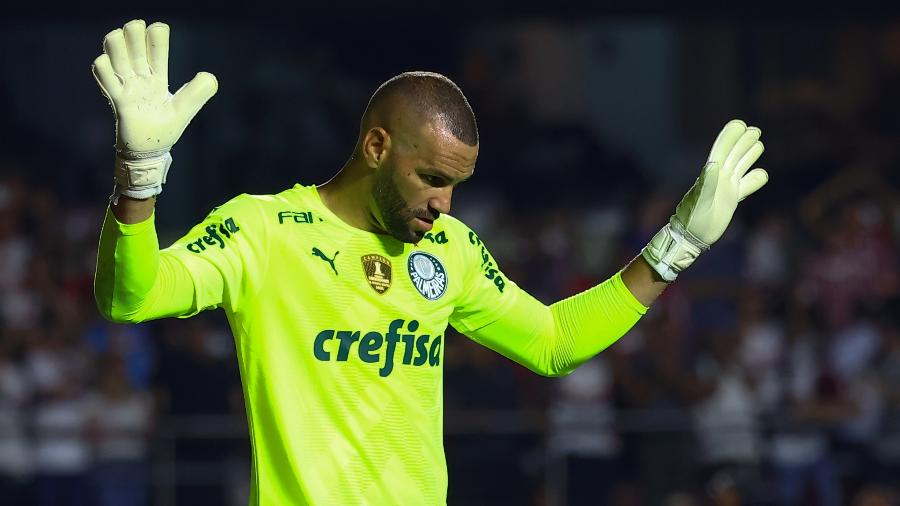 Weverton foi eleito craque do jogo, no duelo entre São Paulo e Palmeiras, no Morumbi - Marcello Zambrana/AGIF