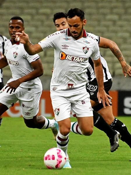 Yago Felipe, do Fluminense, em ação contra o Ceará, pelo Brasileirão - Mailson Santana/Fluminense FC