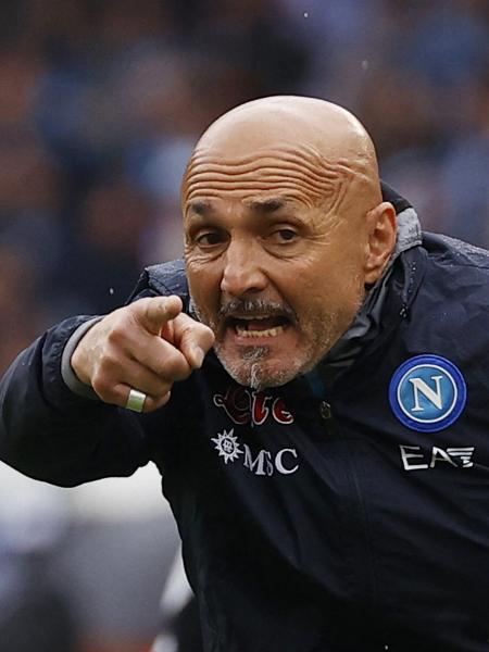 Luciano Spalletti, técnico do Napoli. - CIRO DE LUCA/REUTERS