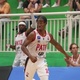 Barnes em ação durante partida entre Pato Basquete e Unifacisa